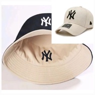 New Men's Bucket Hat Wanita Package (Contains Two Pics) Ny Motif Latest Style