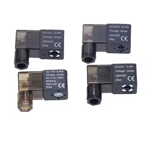 Electrical Part AC 220V 6.0VA 50/60Hz Pneumatic Solenoid Valve Coil 4V210 DC 12V/24V AC 24V/36V/110V