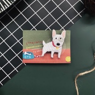 刺繡別針/燙貼 | 狗狗系列 | 牛頭梗 | Littdlework