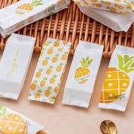 Set of 100 Pineapple Cake Bags in many designs - Beautiful, Convenient Handmade Cake Packaging