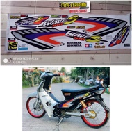 Striping sticker wave 100 thailand wave s sticker motor
