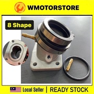 SWIPOH Racing Intake Pipe 4 LOBANG LC135 135LC SUPERHEAD INTAKE SUPER HEAD CARB CARBURATOR TENGKOK P