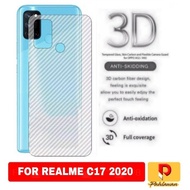 Back Skin Carbon Realme C17 - Skin Carbon Realme C17 - SC