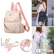 SUNWISH  SWS-F212 Anti Theft Bag Travel Backpacks Women Korean Fashion Canvas Shoulder Beg Galas Wanita Backpacks