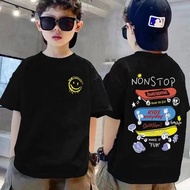 Summer Solid Color Boy Half-Sleeved Korean Version Children's Clothing New Style Children's Trendy S