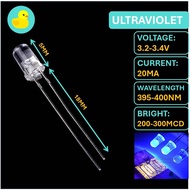 5mm Ultraviolet UV LED (395nm)