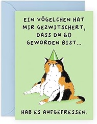 Central 23 Funny Cat Birthday Card - That You Have Been 60-60th Birthday Cards for Men and Women - 6