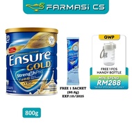 (FREE 1 Sachet) Abbott Ensure Gold Wheat 800g EXP:03/2027 [ perisa gandum Farmasi CS ]