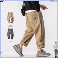 Cotton Men's Car go Pants, Cropped Cargo Pants