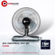 DEKKA 2IN1 INDUSTRIAL FAN SET FS1906