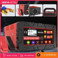 SEAMETAL 12V/24V Car Battery Charger Janpan Original Heavy Duty Motorcycle Intelligent Pulse Repair 