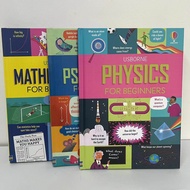 3books/set English story picture books Usborne Mathematics  for Beginners  Physics for Business  Psychology for Business School English version