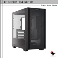 ASUS A21 Mid Tower Micro ATX PC Case with Tempered Glass - Compatible with BTF Motherboard - Availab