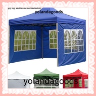 ☆YOLA☆ High Quality Rainproof Canopy Cover Oxford Cloth Tents Gazebo Accessories Tent Surface Replacement Portable Party Waterproof Outdoor 3 Styles Garden Shade Top/Multicolor