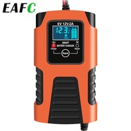 Motorcycle Battery Charger 6V 12V 2A Pedal Lead-acid Battery Full Inligent Repair Multi-purpose Car