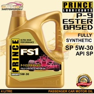 Prince FS1 5W-30 Minyak Enjin 4L Fully Synthetic dengan P-9 Ester Untuk Kereta Petrol DOHC Turbo GDI