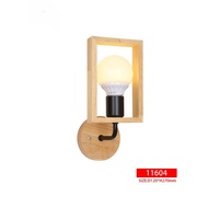 Simple Iron Wood Antique Dining Room / Bar Interior E27 Holder(11604)