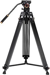 Professional Quad Tube Aluminium 72" Tripod (Fluid Head) for Tamron SP 70-200mm f/2.8 Di VC USD
