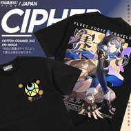 FIMURA T-Shirt Cipher HSR Game T-Shirt - Honkai Star Rail