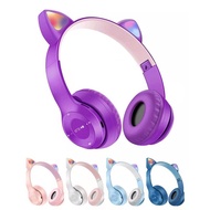 Cat Headphone P47 P47m Folding WIFI Wireless Bluetooth Headphone 5.0 Cat Ear Headset For SmartPhone 