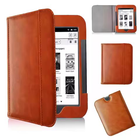 Book Case Cover for Barnes& Noble Nook 2 Touch Ereader Ebook Folio Flip Case Pocket Pouch Nook 3 Sim