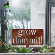 LANFO Garden Sign, Vintage Weatherproof Metal Garden Stake, Decorative Artwork Decorative Unique Dur