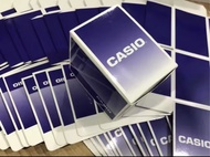 กล่องนาฬิกา CASIO สีน้ำเงิน กล่องกระดาษ กล่องนาฬิกาข้อมือCasio กล่องCasio + กล่องCasioหมอน