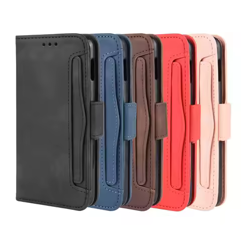 Multi-function Case For LG Harmony 4 G8X G8S V60 V50S ThinQ Aristo 5 Wing Velvet 2 Pro Retro Leather