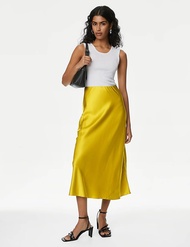 M&S - Rok Wanita - Satin Midaxi Slip Skirt