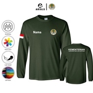 Arials Kaos Baju Lengan Panjang Kementerian Lingkungan Hidup Dan Kehutanan
