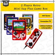2 Player Retro Mini SUP PLUS Gamebox Built-in 400 Classic Gamepad game
