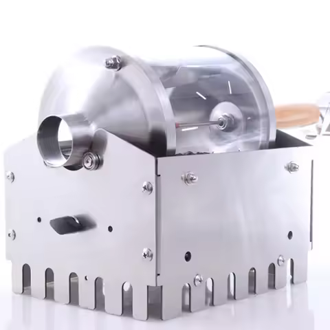 AS1-S400T Home Coffee Bean Roasting Machine Stainless Steel Direct Fire Coffee Roaster Bean Machine 