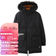 Dickies 可脱卸毛领休闲风羽绒服外套男款 DK008007 黑色 L