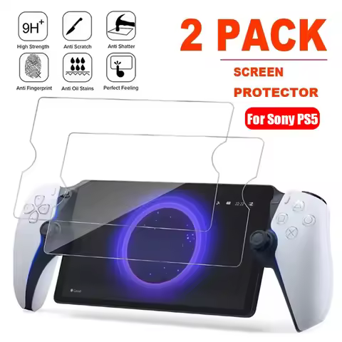 2PCS Tempered Glass for Sony PlayStation Portal 5 Screen Protector For PlayStation Portal Anti-Finge
