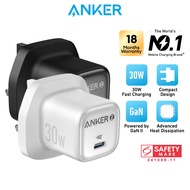 Anker Zolo Charger 30W USB C Charger Block, Compact GaN USB C Charger, Enhanced Temperature Control 