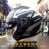 TARAZ *PSB APPROVED MATT BLACK GREY HELMET