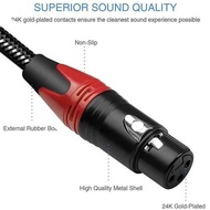 Wkfd- Gehen Ca103 Dual Xlr Female to 3.5Mm Low Noise Gold Plate Cotton Net Audio Cable Original