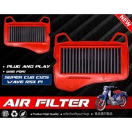 Super cub 125 fi / RSX fi air filter [sum racing]