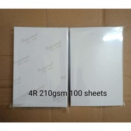 Professional 3R/4R/5R/A4/A3 210gsm Glossy Photo Paper 100sheet
