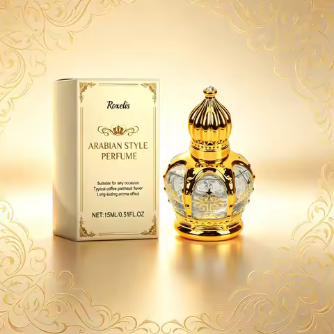 Roxelis15ml Coffee Patchouli Fragrance, Fragrance of Natural Fresh and Elegant Long Fragrance Charm 