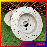 🔥 ORIGINAL TF SLOTTED & DRILLED DISC ROTOR (REAR) TOYOTA WISH ZNE10G ZGE20
