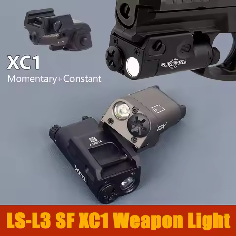 LS-L3 SF XC1 LED Light Tactical Airsoft Compact Pistol Flashlight For G17 19 Taurus G2C LS-L3 USB Re