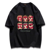 fashion Strawberry Bear Lotso Printing Pelbagai warna 100% Cotton short sleeve Tshirt