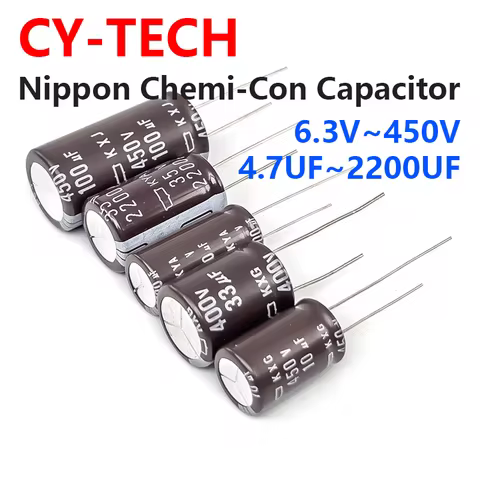 10V 16V 25V 35V 50V 400V 450V Nippon Chemi-Con NCC Capacitor 10UF 22UF 33UF 47UF 100UF 220UF 330UF 4