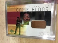 [J.K收藏館]NBA公牛.拓荒者.6冠天下第二人Scottie Pippen實戰地板卡!