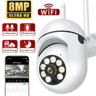 V380 pro กล้องวงจรปิด ULTRA HD 8MP กล้องวงจรปิด 360 wifi กล้องหลอดไฟ cctv outdoor waterproof ip security cameras