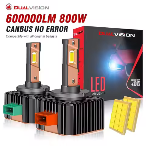 D1S Led Headlight D3S Canbus Bulbs 600000LM CSP D4S D5S D2S D8S Led 800W Super Bright D1R D4R D2R D3