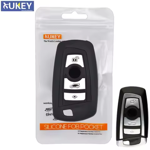 For BMW F10 F20 F30 Z4 X1 X3 X4 M1 M2 M3 E90 1 2 3 5 7 SERIES Silicone Remote Key Case Fob Shell Cov