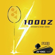 Nanoflare 1000Z Yellow Badminton Racket Full Carbon 30LBS Speedy Attacking Badminton Racket
