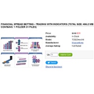 Financial Spread Betting - TRADING WITH INDICATORS (Total size: 466.2 MB Contains: 1 folder 31 files